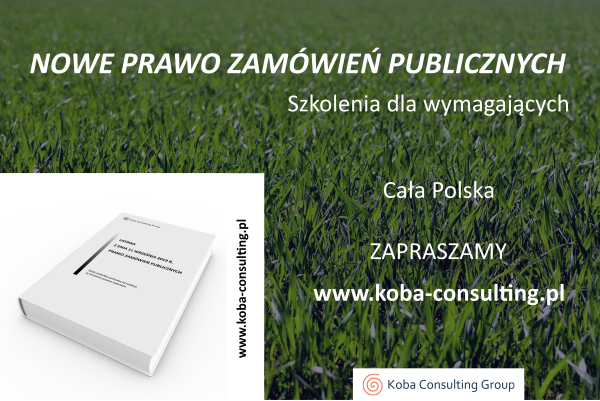 Nowe Prawo zamówień publicznych - szkolenia