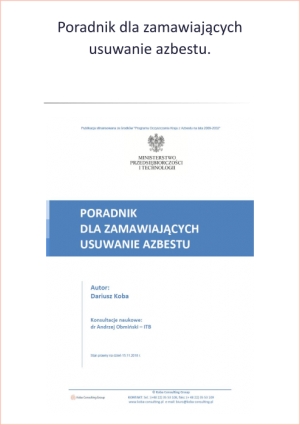 Poradnik dla zamawiających usuwanie azbestu