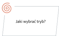 Jaki wybrać tryb?